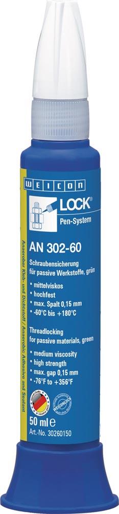 Schraubensicherung WEICONLOCK® AN 302-60 50 ml hochfest mittelviskos grün Pen