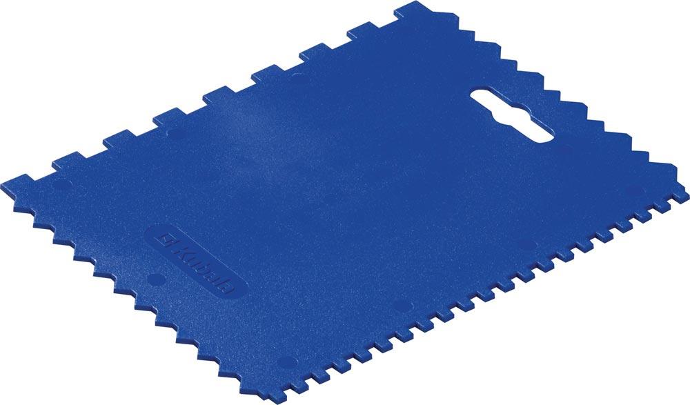 Kleberspachtel Länge 177 mm Breite 130 mm Zahnung 4 x 4 x 4 / 8 x 8 x 8 mm Kunststoff (PP)