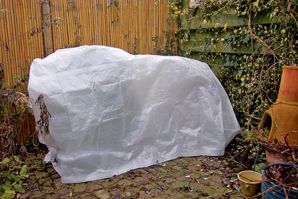 Abdeckplane super TARP standard, LDPE besch. 160 g/qm, 10x12 m, Farbe natur