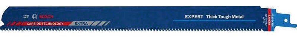 Säbelsägeblatt Expert Thick Tough Metal Länge 300 mm Breite 25 mm Zahnteilung TPI 8 3 mm S-Schaft 10 Stück / Karte