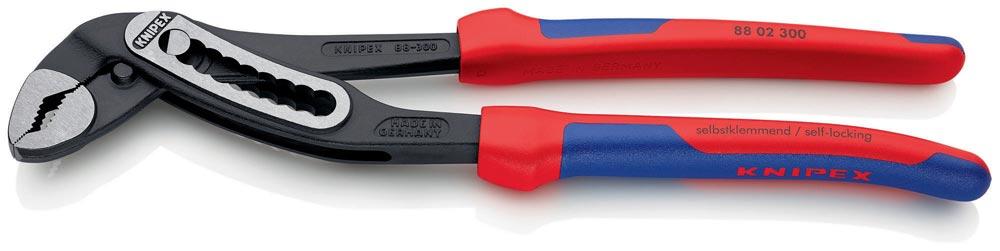 Wasserpumpenzange Alligator® Länge 300 mm Spannweite 60 mm poliert Mehrkomponenten-Hüllen