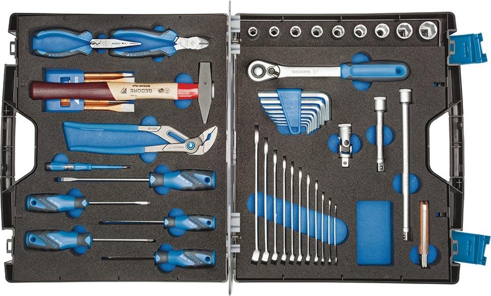 Werkzeugsortiment TOURING 1000 49-teilig im Kunststoffkoffer universell