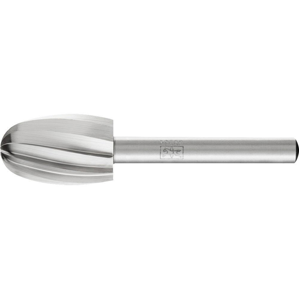Frässtift O1625 Ø 16 mm Kopflänge 25 mm Schaft-Ø 6 mm HSS Verzahnung ALU