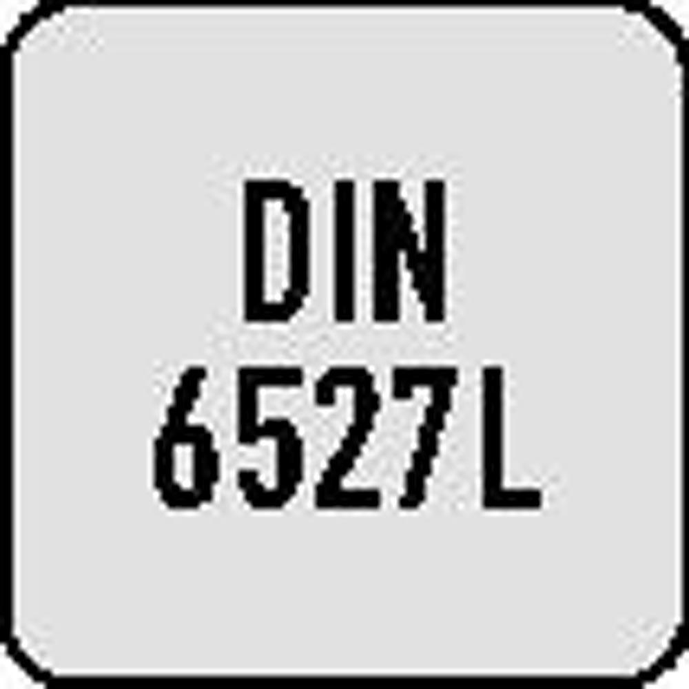 Bohrnutenfräser DIN 6527 L Typ N Nenn-Ø 10 mm Einsatzlänge 30 mm VHM TiAlN DIN 6535 HB Schneidenanzahl 2