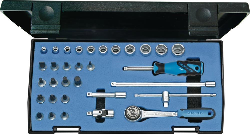 Steckschlüsselsatz 20 IMU-3 32-teilig 1/4  Schlüsselweiten 4-14 mm Anzahl Zähne 72 6-Kant Steckschlüsselsatz 20 IMU-3 32-teilig 1/4  Schlüsselweiten 4-14 mm Anzahl Zähne 72 6-Kant