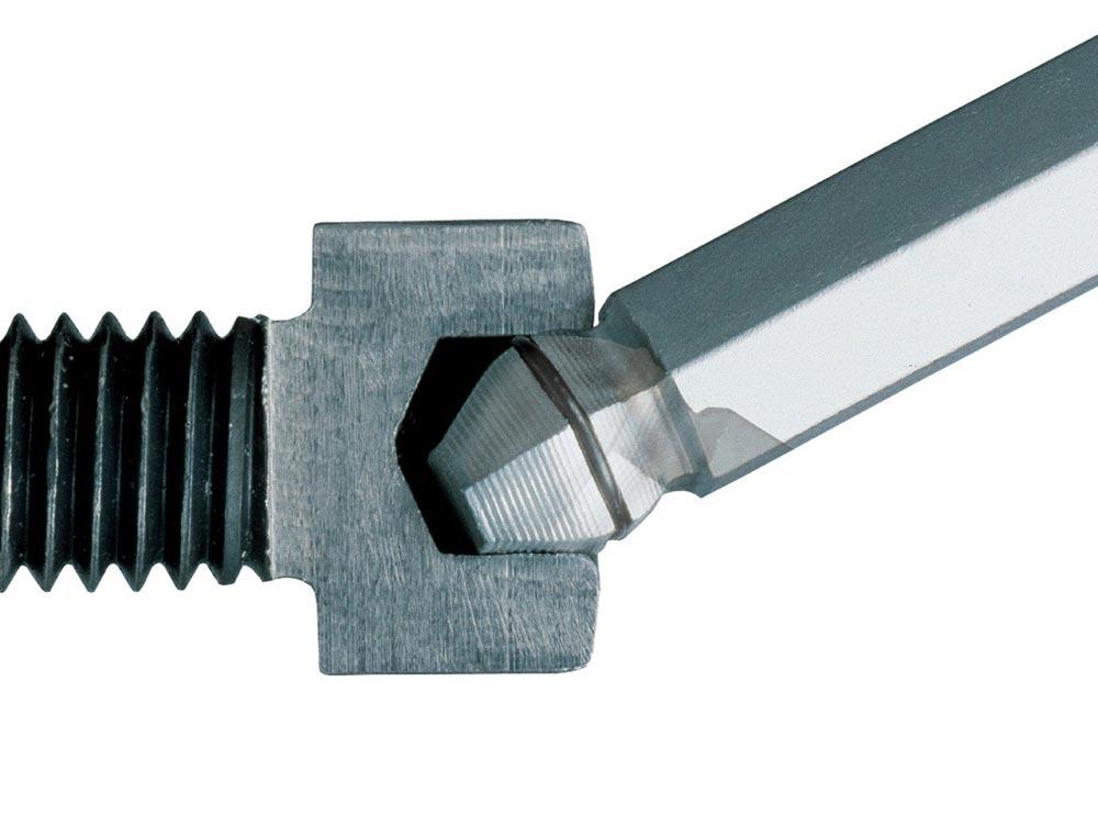 Sechskantwinkelschraubendreher 369R Schlüsselweite 6 mm mit Haltefunktion 184 x 38 mm