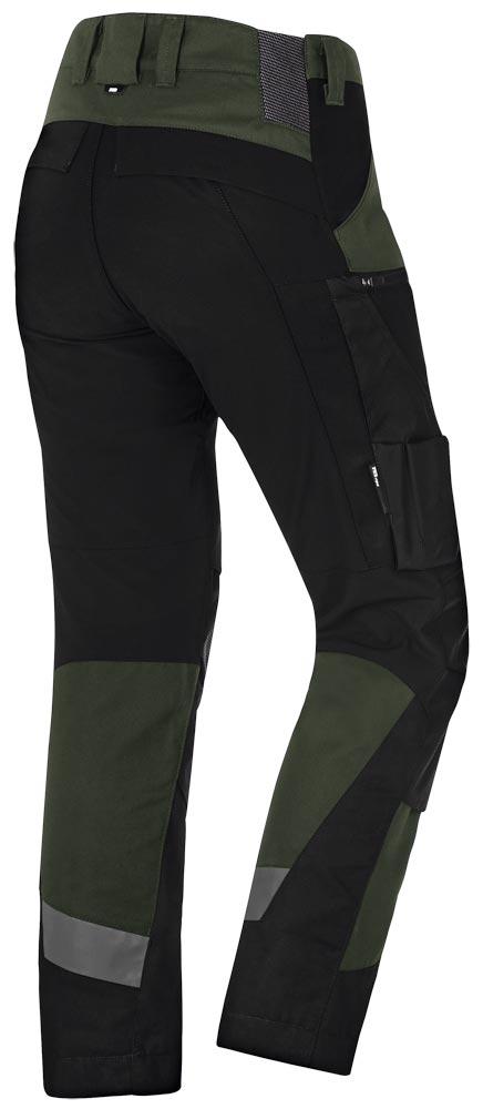 Arbeitshose elastisch LEO, oliv-schwarz Gr. 98