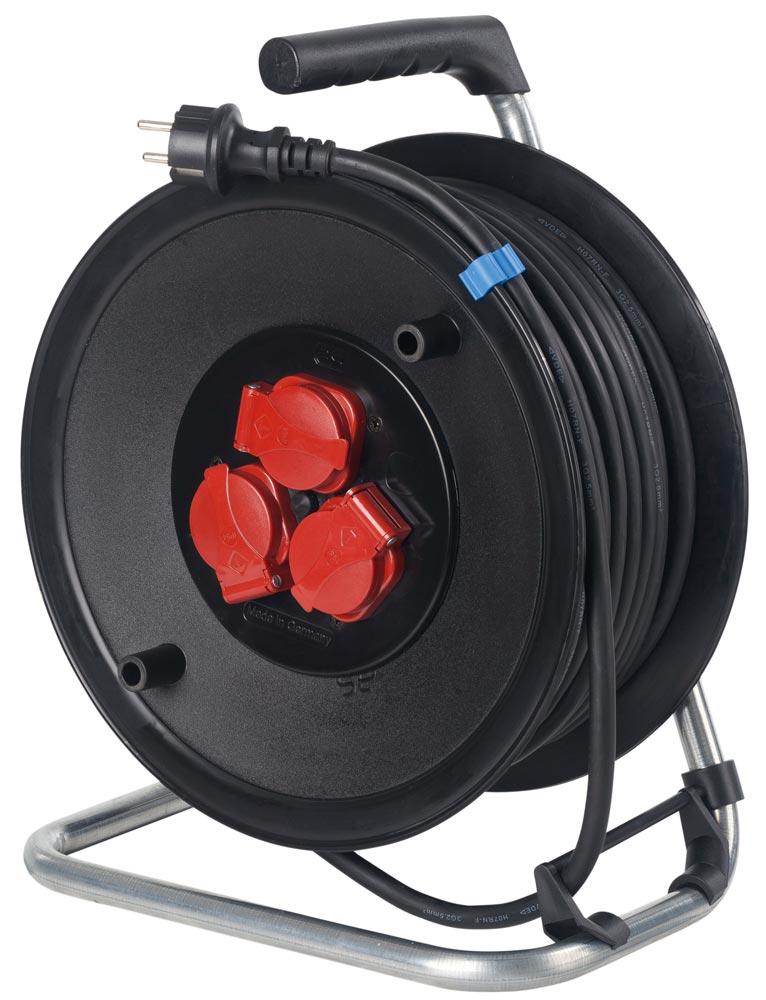 Kunststoff-Kabeltrommel 230 V, Kabel H07RN-F 3G1,5mm 25 m