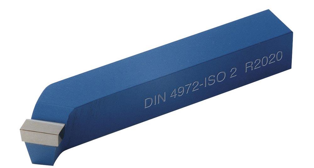 Drehmeißel DIN 4972 ISO2 20 x 20 mm links gebogen