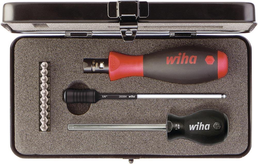 Drehmomentschraubendrehersatz 2852 S10-01 13-teilig 1-5 Nm einstellbar Drehmomentschraubendrehersatz 2852 S10-01 13-teilig 1-5 Nm einstellbar