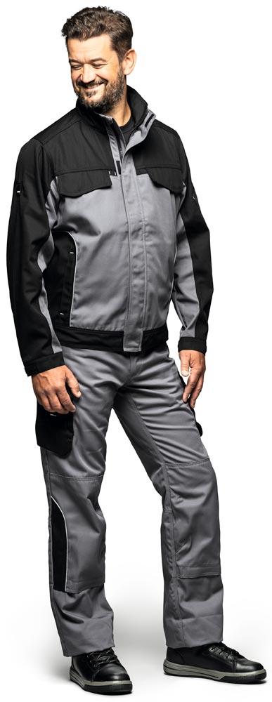 Arbeitshose Twill BRUNO, grün-schwarz Gr. 88 Arbeitshose Twill BRUNO, grün-schwarz Gr. 88