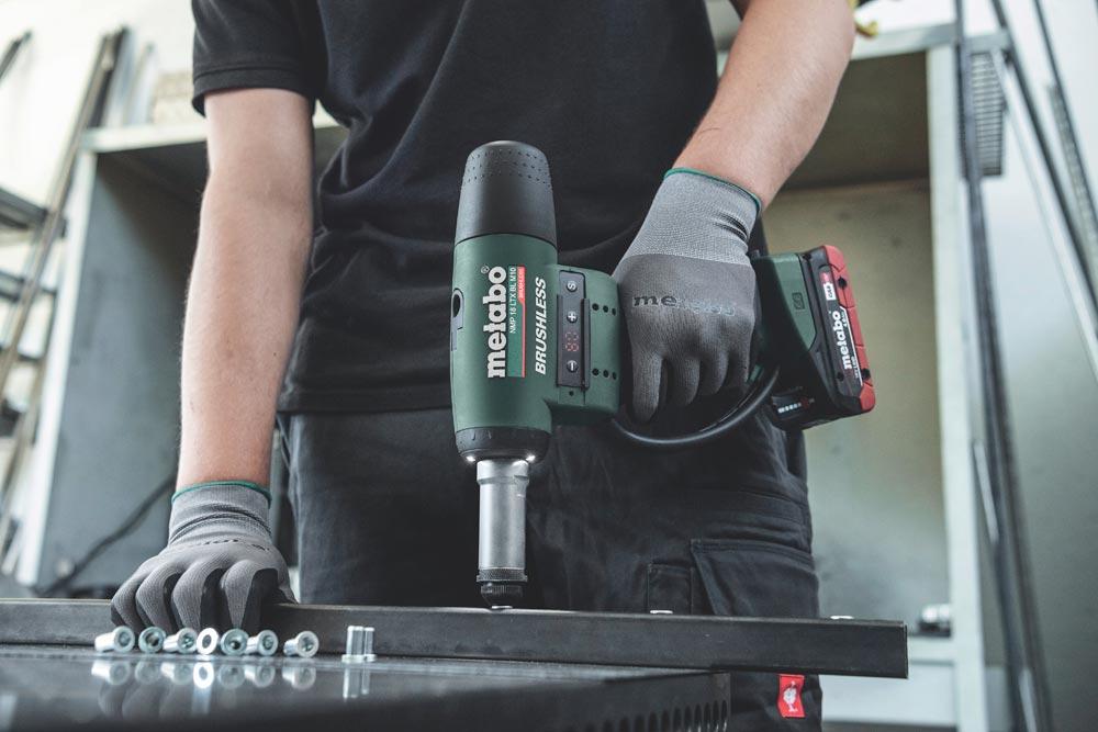 METABO Akku-Nietmutternpistole NMP 18 LTX BL M10 18 V (ohne Akku/Ladegerät)