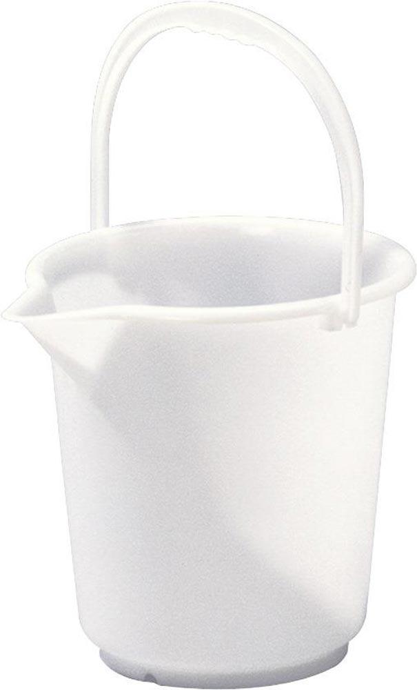Eimer 10,5 l HD-Polyethylen natur Kunststoffbügel Ø 286 mm Höhe 283 mm