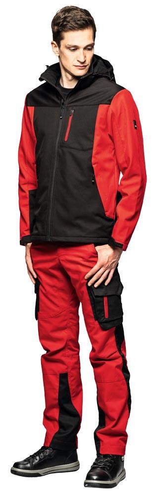 Softshell-Jacke JANNIK,grün-schwarz Gr. 3XL