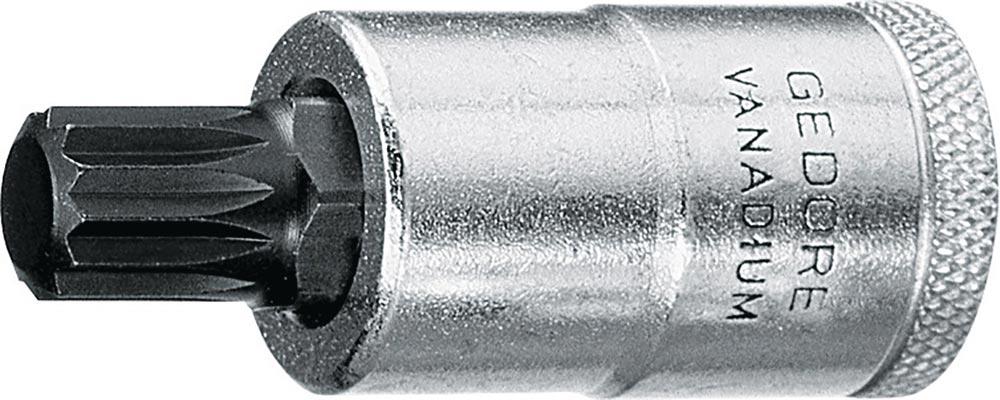 Steckschlüsseleinsatz INX 19 1/2  Innen-Vielzahn M12 Länge 100 mm