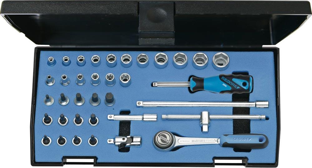 Steckschlüsselsatz 20 ITU-3 36-teilig 1/4  Schlüsselweiten 4-14 mm Anzahl Zähne 72 6-Kant Steckschlüsselsatz 20 ITU-3 36-teilig 1/4  Schlüsselweiten 4-14 mm Anzahl Zähne 72 6-Kant