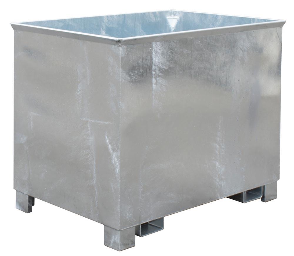 Kasten, Stahl, LxBxH 840x1240x975 mm, Volumen 0,8 cbm, Traglast 1000 kg, verzinkt
