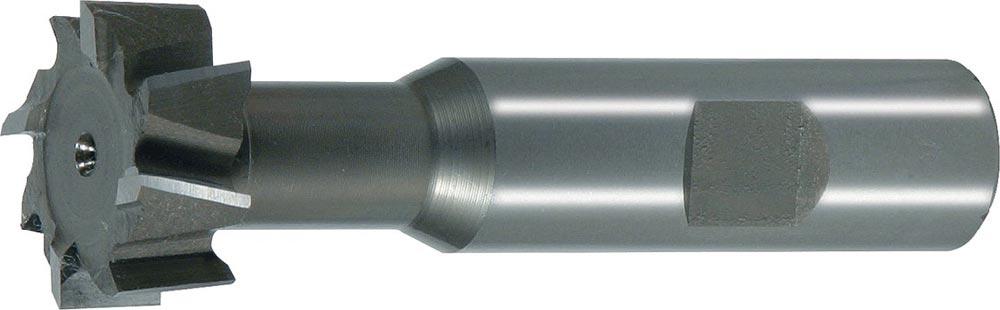 T-Nutenfräser DIN 851 AB Typ N Nenn-Ø 21 mm HSS-Co Verzahnung Kreuz Schneidenanzahl 8
