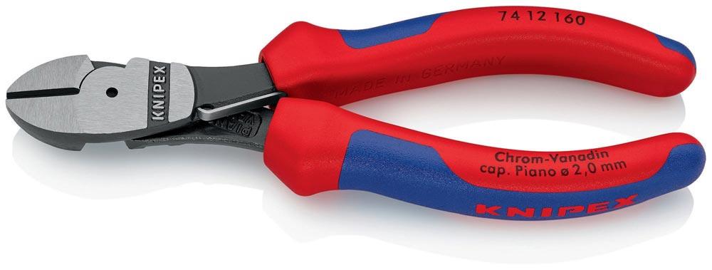 Kraftseitenschneider Länge 160 mm poliert Form 1 Mehrkomponenten-Hüllen
