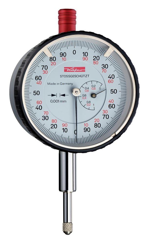 Messuhr FM1000 S 1 mm Ablesung 0,001 mm mit Stoßschutz Messuhr FM1000 S 1 mm Ablesung 0,001 mm mit Stoßschutz