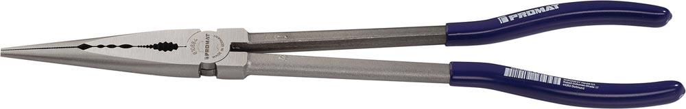 Montierzange Länge 280 mm poliert Kunststoffüberzug Spitze gerade