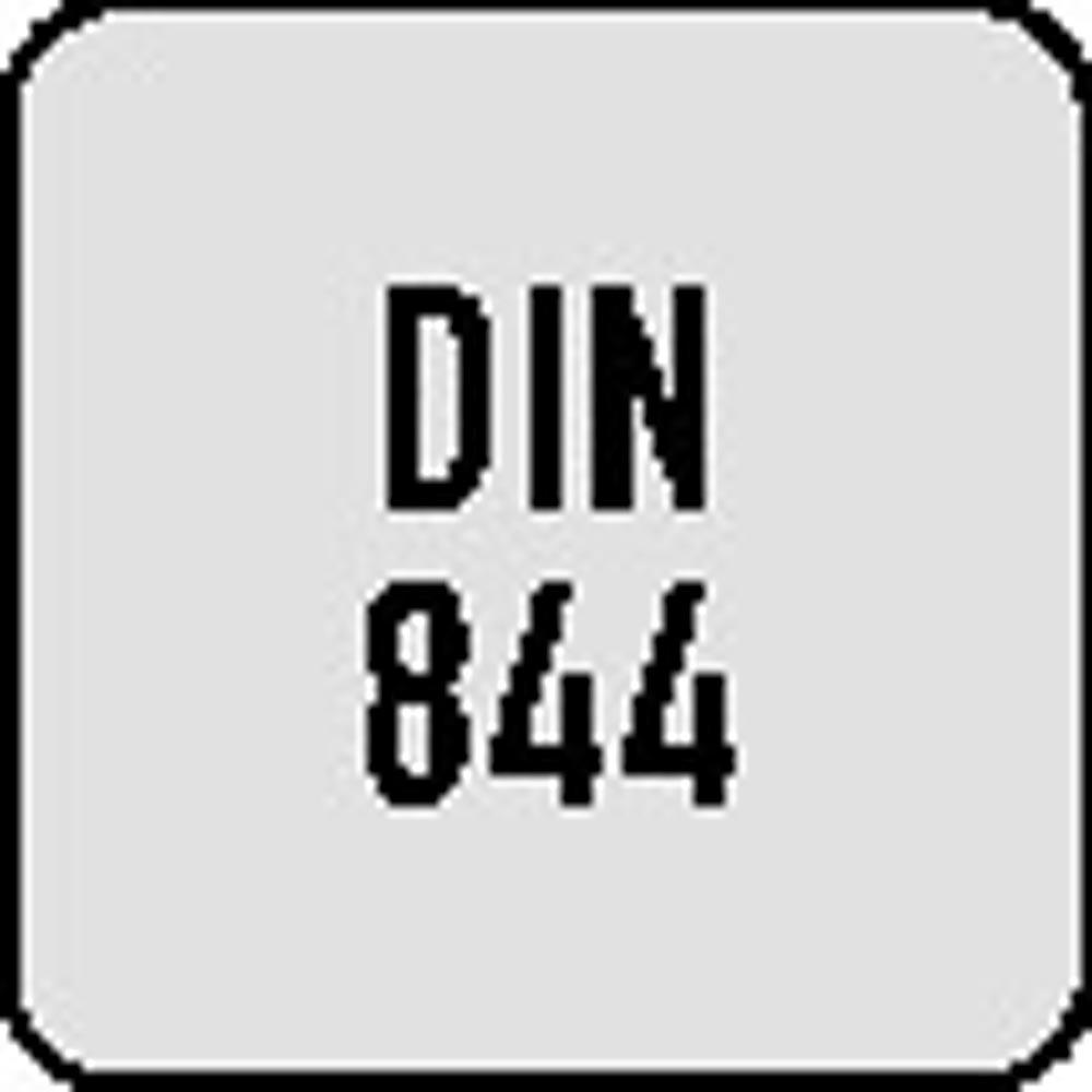 Bohrnutenfräser DIN 844 Typ N Nenn-Ø 10 mm HSS-Co8 TiCN DIN 1835 B Schneidenanzahl 3 lang