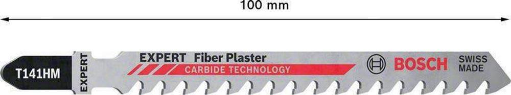 Stichsägeblatt Fiber Plaster T 141 HM Gesamtlänge 100 mm Zahnteilung 4,3 mm Faserzementplatten, Trockenbauwand 3 Stück / Karte Stichsägeblatt Fiber Plaster T 141 HM Gesamtlänge 100 mm Zahnteilung 4,3 mm Faserzementplatten, Trockenbauwand 3 Stück / Karte