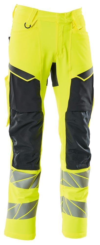 Warnschutz-Bundhose Accelerate Safe, Farbe HiVis gelb/schwarzblau, Gr. 82C52