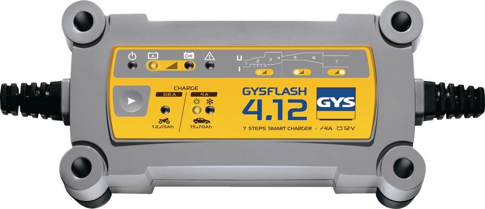 Batterieladegerät GYSFLASH 4.12 12 V 0,8-4,0 A Batterieladegerät GYSFLASH 4.12 12 V 0,8-4,0 A