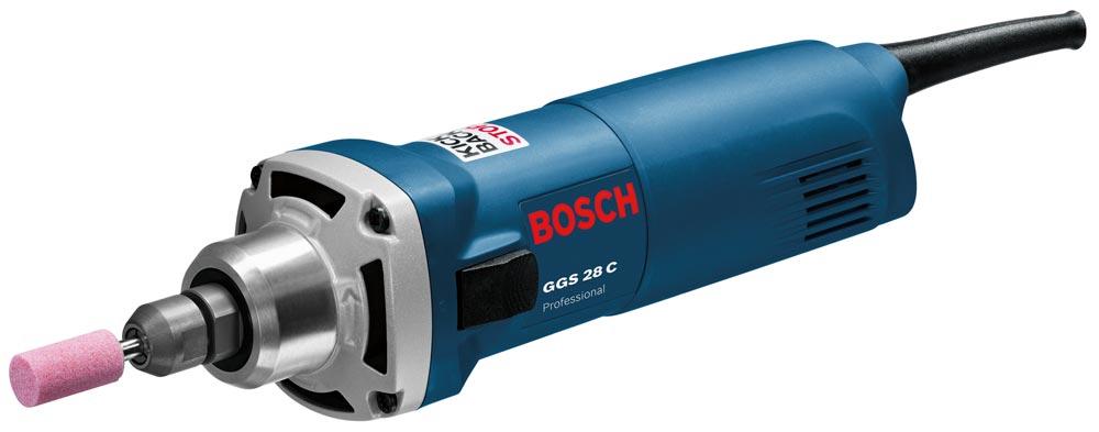 BOSCH Geradschleifer GGS 28 C (600 Watt), Drehzahl max. 28.000 (1/min)