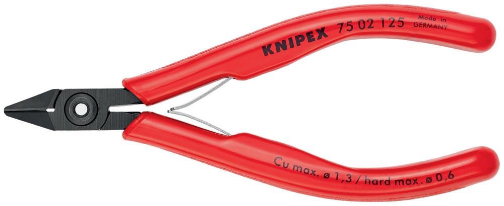 Elektronik-Seitenschneider Länge 125 mm Form 0 Facette ja