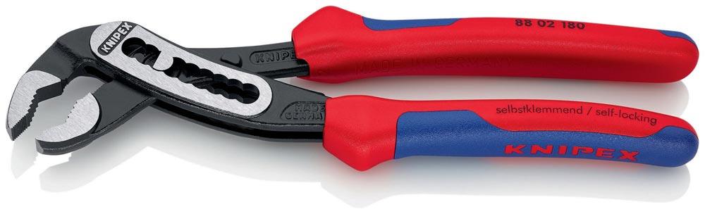 Wasserpumpenzange Alligator® Länge 180 mm Spannweite 36 mm poliert Mehrkomponenten-Hüllen