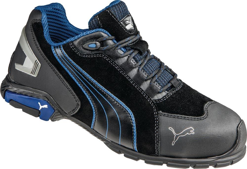 Sicherheitsschuh Rio Black Low Größe 40 schwarz/blau S3L FO SR DIN EN ISO 20345 Veloursleder
