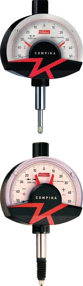 Feinzeiger Compika 1001 0,1 mm Ablesung 0,001 mm mit Stoßschutz Feinzeiger Compika 1001 0,1 mm Ablesung 0,001 mm mit Stoßschutz