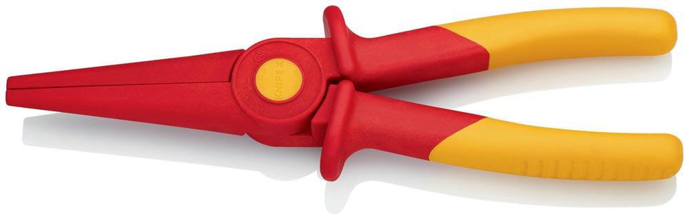Flachrundzange Gesamtlänge 220 mm Kunststoff, glasfaserverstärkt mit Weichkunststoff-Zone