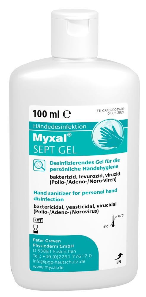 Handdesinfektionsgel MYXAL® SEPT GEL 100 ml 100ml Flasche