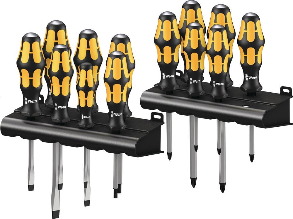 Schraubendrehersatz Big Pack 900 13-teilig Schlitz / PH / PZD / TX 2-Komponentengriff 6-Kant-Klinge / Ansatz