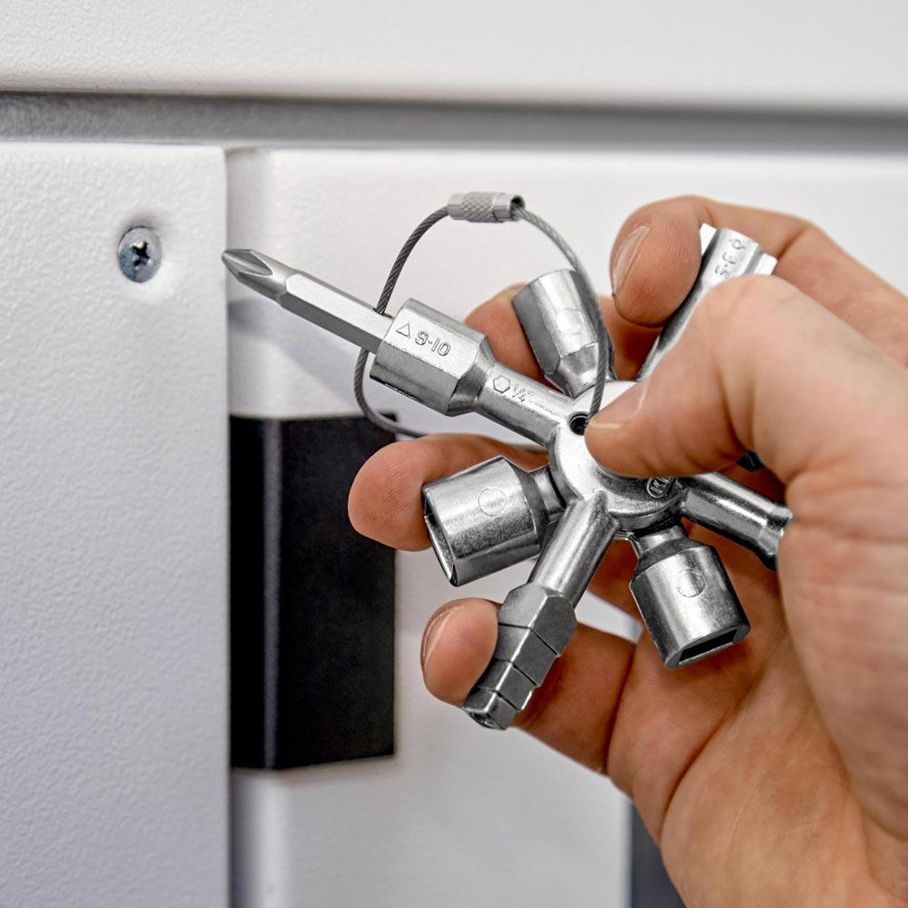 Schaltschrankschlüssel TwinKey® 6 Funktionen mit Magnet Verbindung