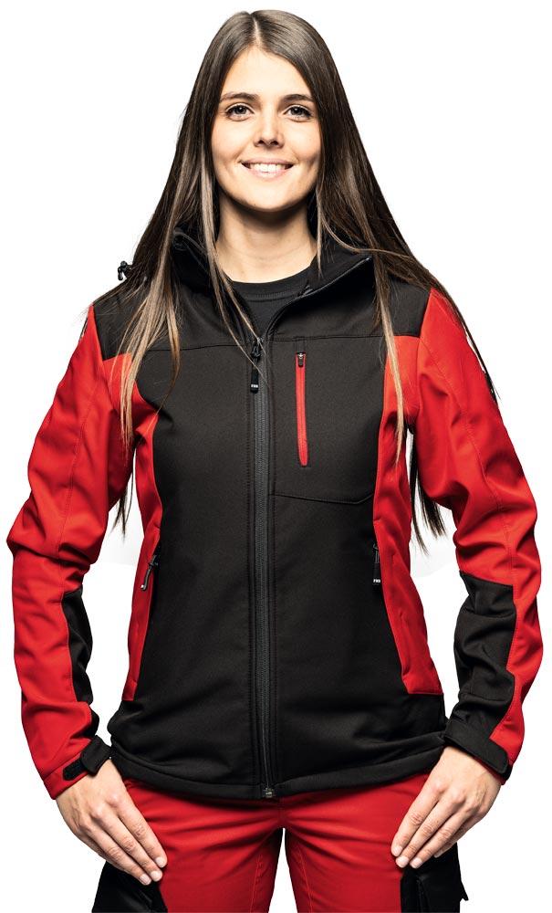 Damen-Softshell-Jacke JULIA, grün-schwarz Gr. S