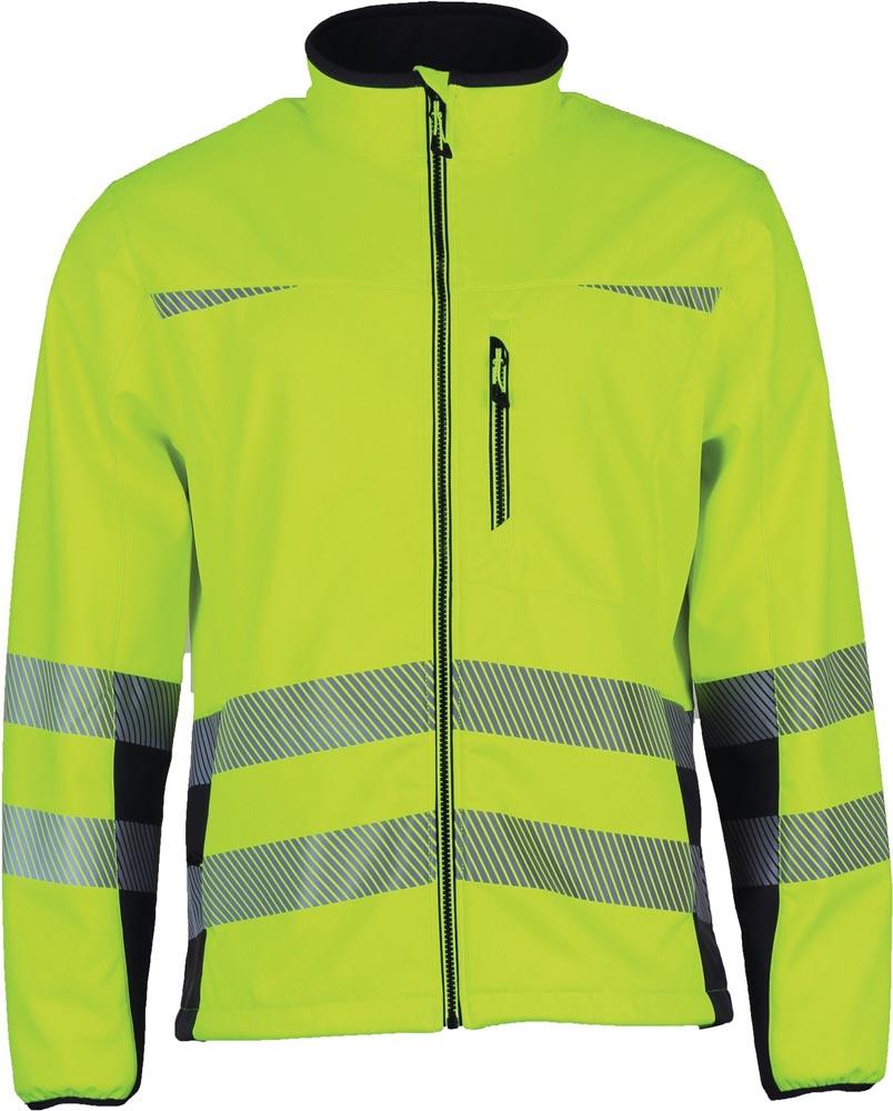Warnschutz-Softshelljacke Prevent® Trendline Größe XL orange/schwarz