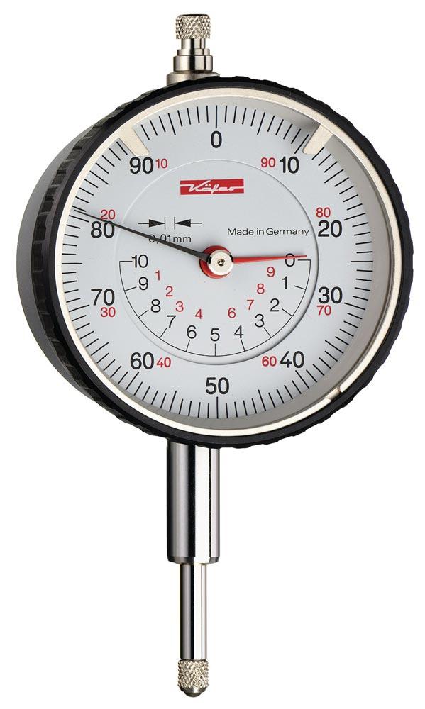 Messuhr M2 TK 10 mm Ablesung 0,01 mm konzentrische Anzeige Messuhr M2 TK 10 mm Ablesung 0,01 mm konzentrische Anzeige