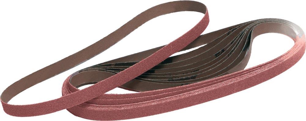 Schleifband Länge 457 mm Breite 13 mm Körnung 120 für Holz / Metall Korund