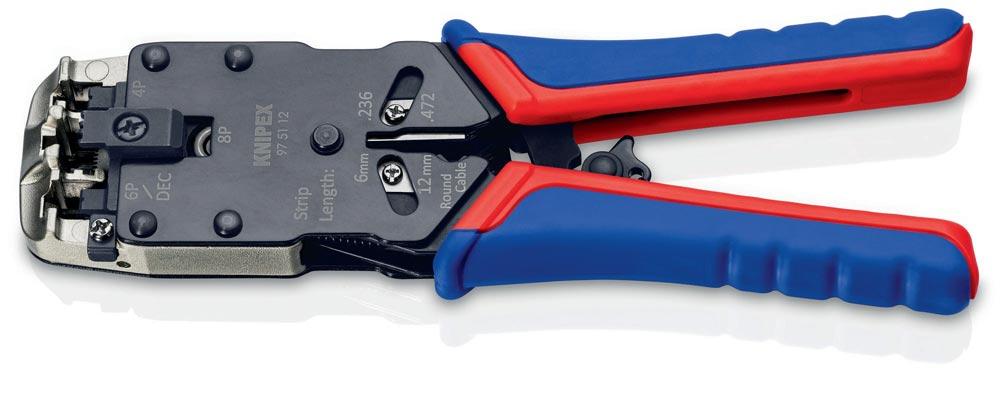 Crimpzange für Westernstecker Länge 200 mm