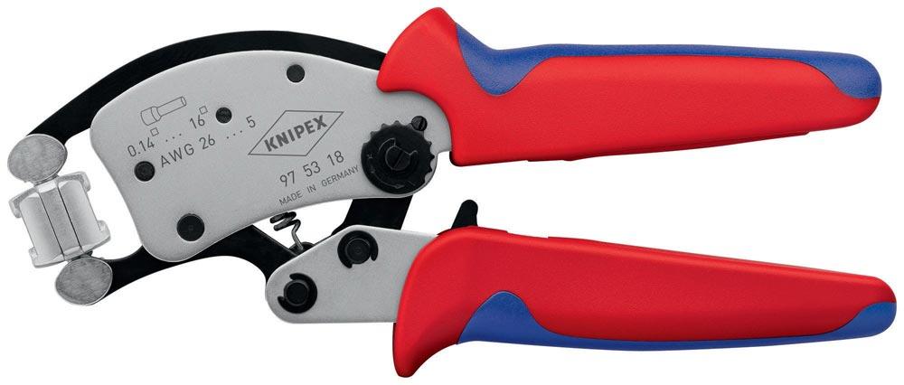 Crimpzange Twistor16 Gesamtlänge 200 mm 0,14 - 16 mm brüniert Mehrkomponenten-Hüllen