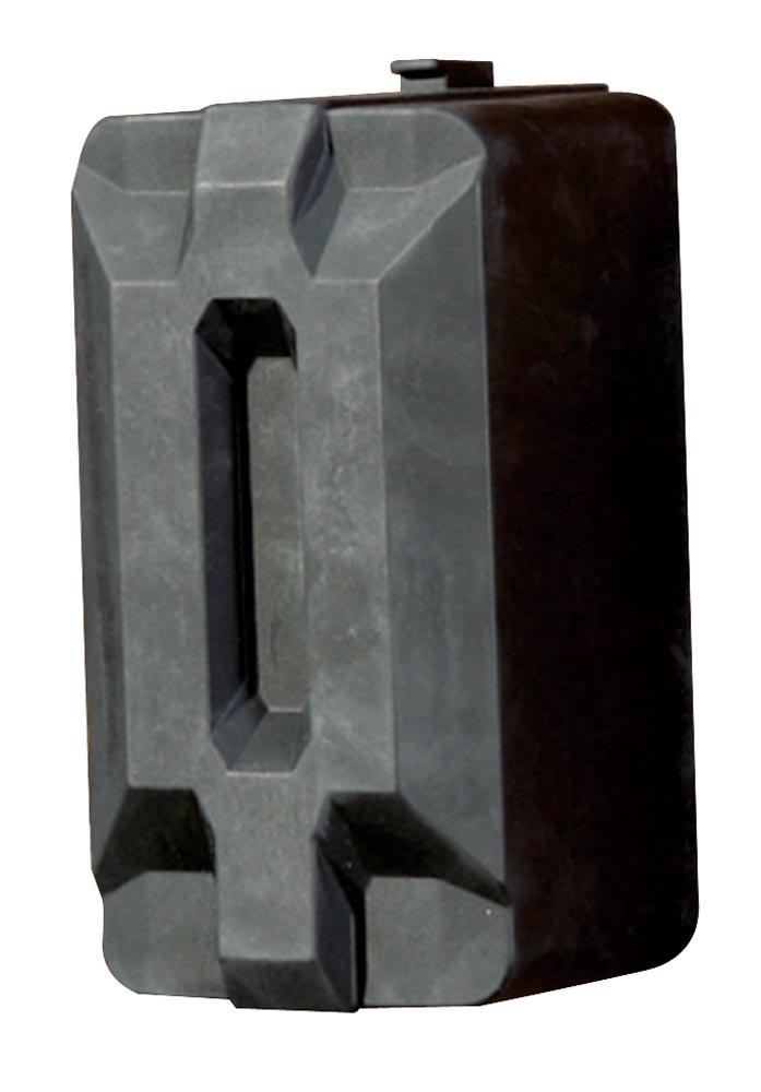 Schlüsselbox, BxTxH 62x58x115 mm, Druckzahlenkombinationsschloss, schwarz/silber, inkl. Befestigungsmaterial zur Wandbefestigung