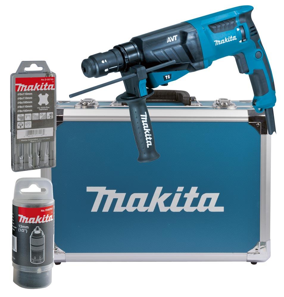 MAKITA Kombihammer HR2631FT13 SDS-PLUS 26 im Alukoffer