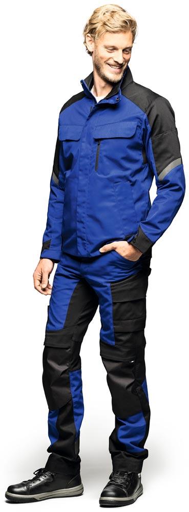 Arbeitsjacke FRANK, rot-schwarz Gr. M Arbeitsjacke FRANK, rot-schwarz Gr. M