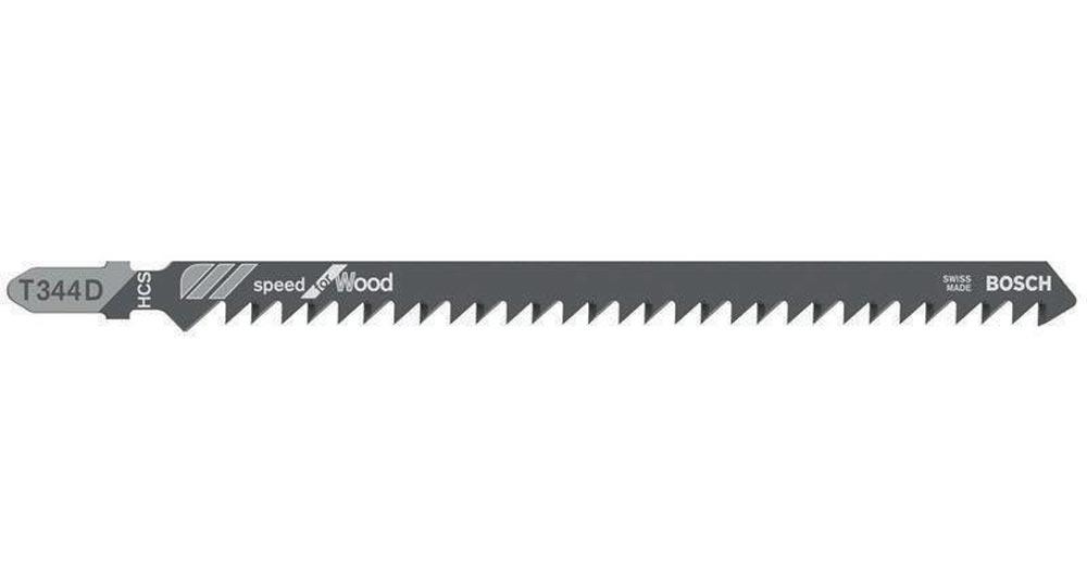 Stichsägeblatt T 344 D Gesamtlänge 152 mm Zahnteilung 4 mm HCS 3 Stück / Karte