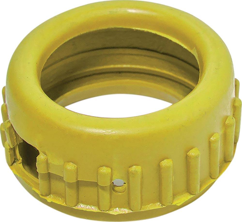 Manometerschutzkappe gelb Ø 63 mm Gummi