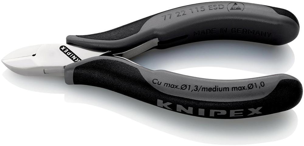 Elektronik-Seitenschneider Länge 115 mm Form 2 Facette nein spiegelpoliert